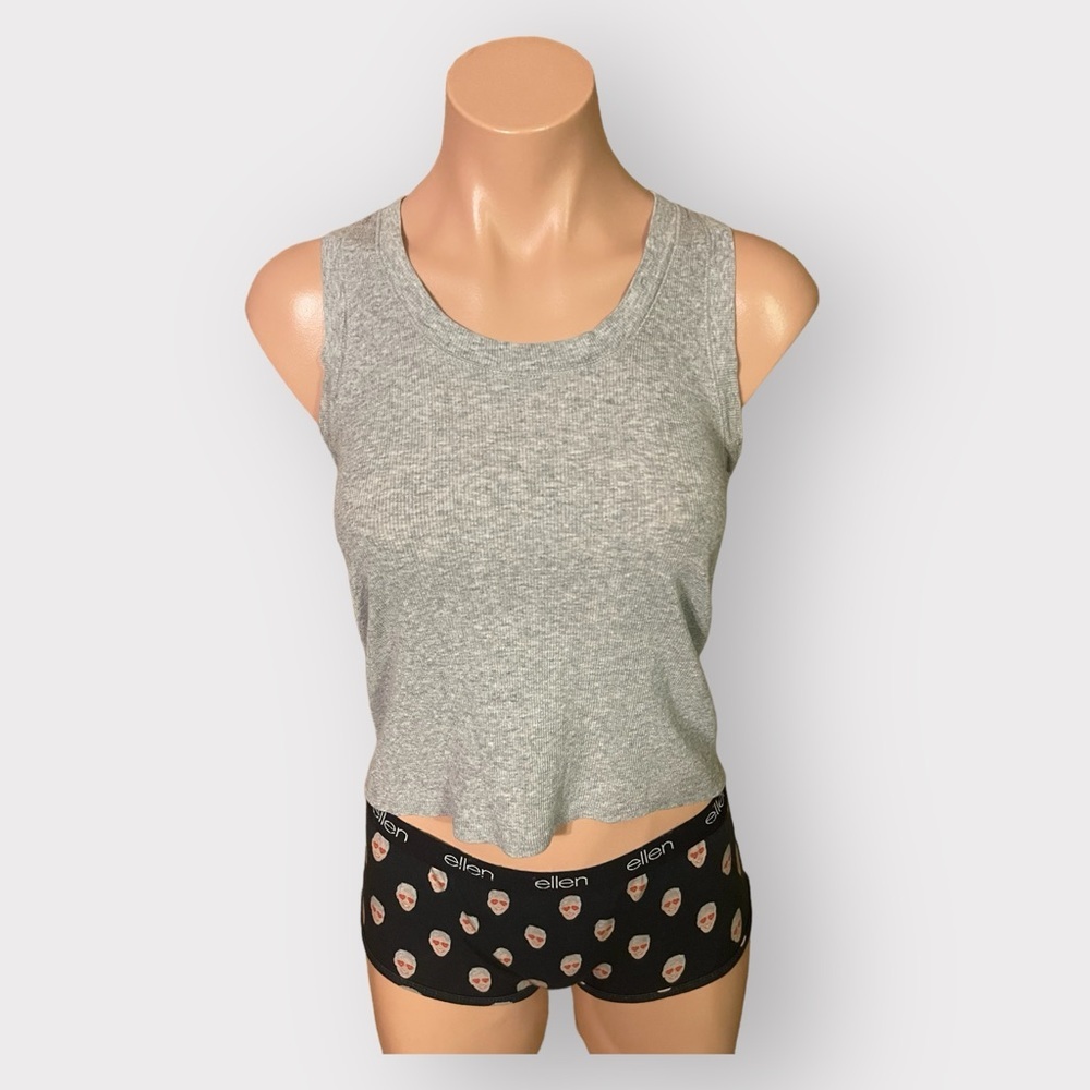 ⭐️ Free People Intimately Gray Small U Neck Tank Top